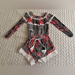 Off the shoulder romper